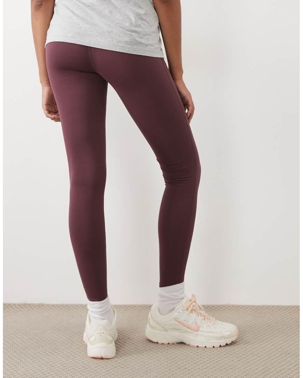 4505 White Maternity Icon Soft Touch High Waist Yoga Legging