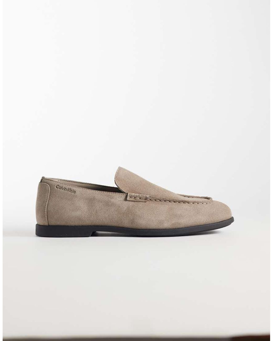 Calvin Klein White Leather Loafer for men