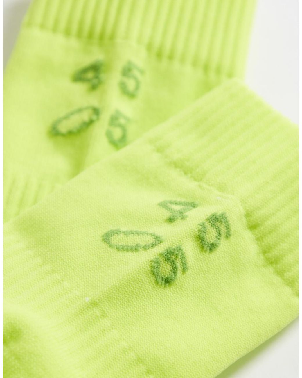 4505 Yellow Premium Running Socks 2 Pack With Arch Support And Antibacterial Finish for men