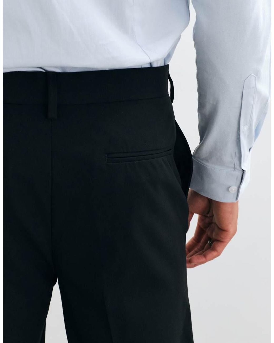 ASOS White Tailored Tapered Trousers for men