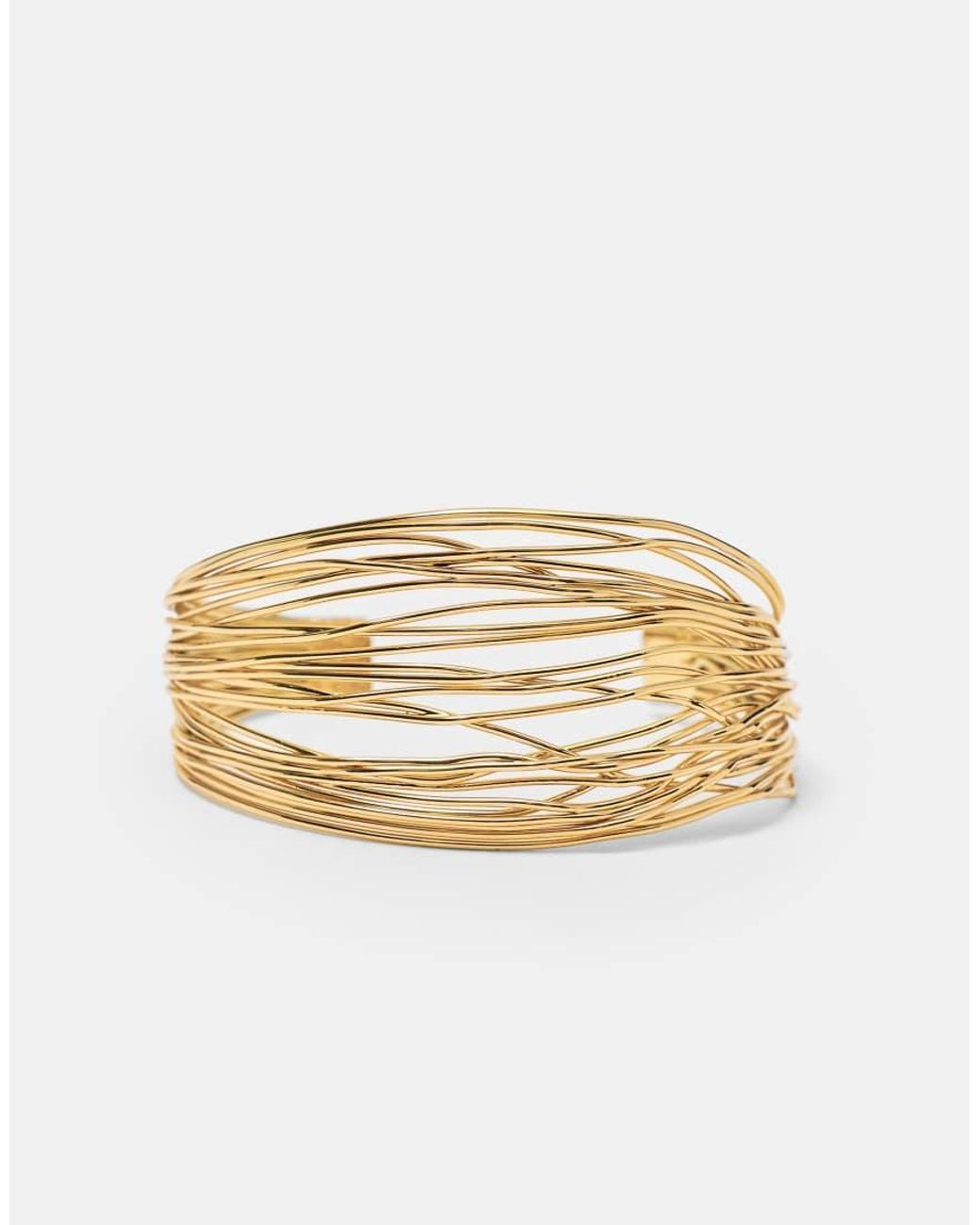 Pull&Bear Blue Fine-Strand Arm Cuff