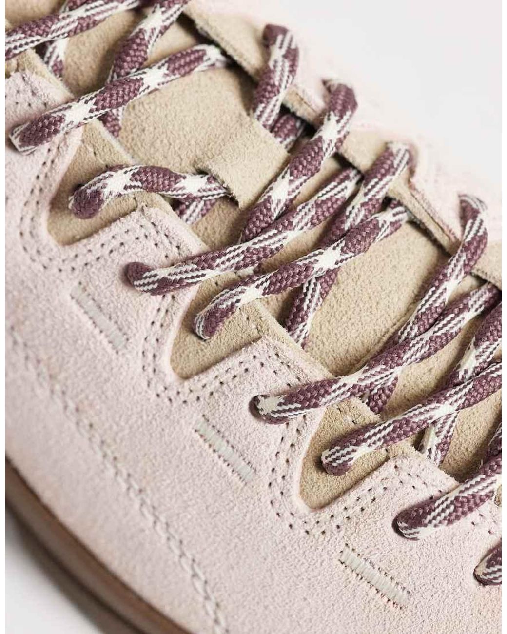 Keen Pink Jasper Brushed Suede Trainers