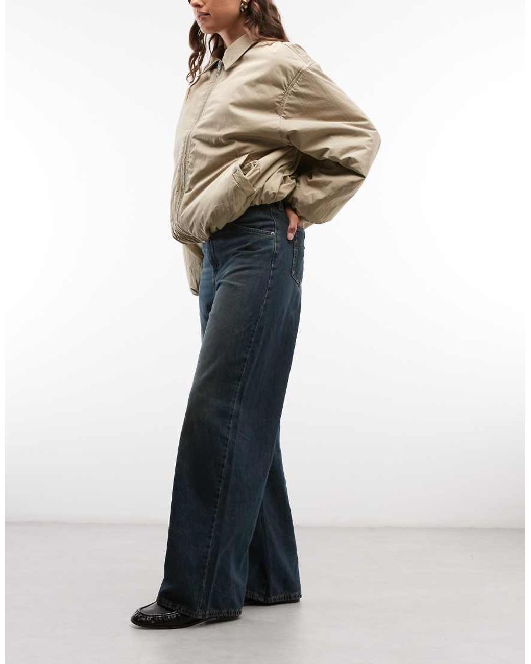 Levi's Blue Cinch Baggy Jeans