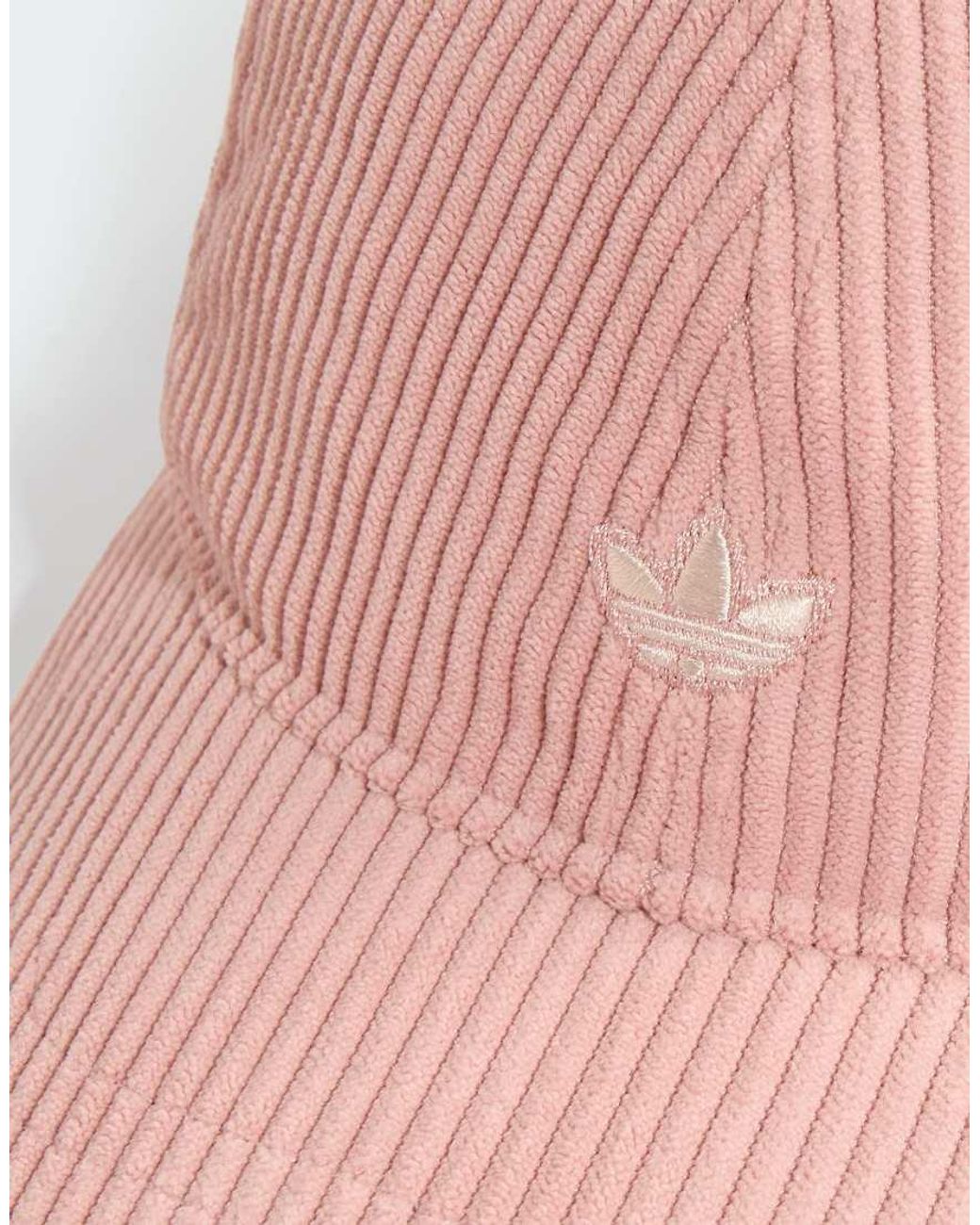 Adidas Originals Pink Corduroy Baseball Cap