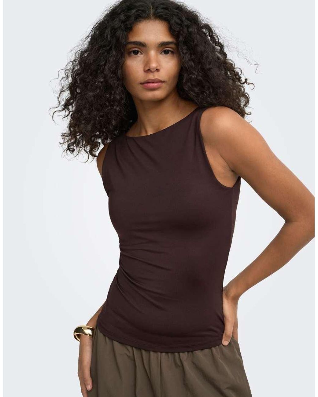 ONLY Brown Top