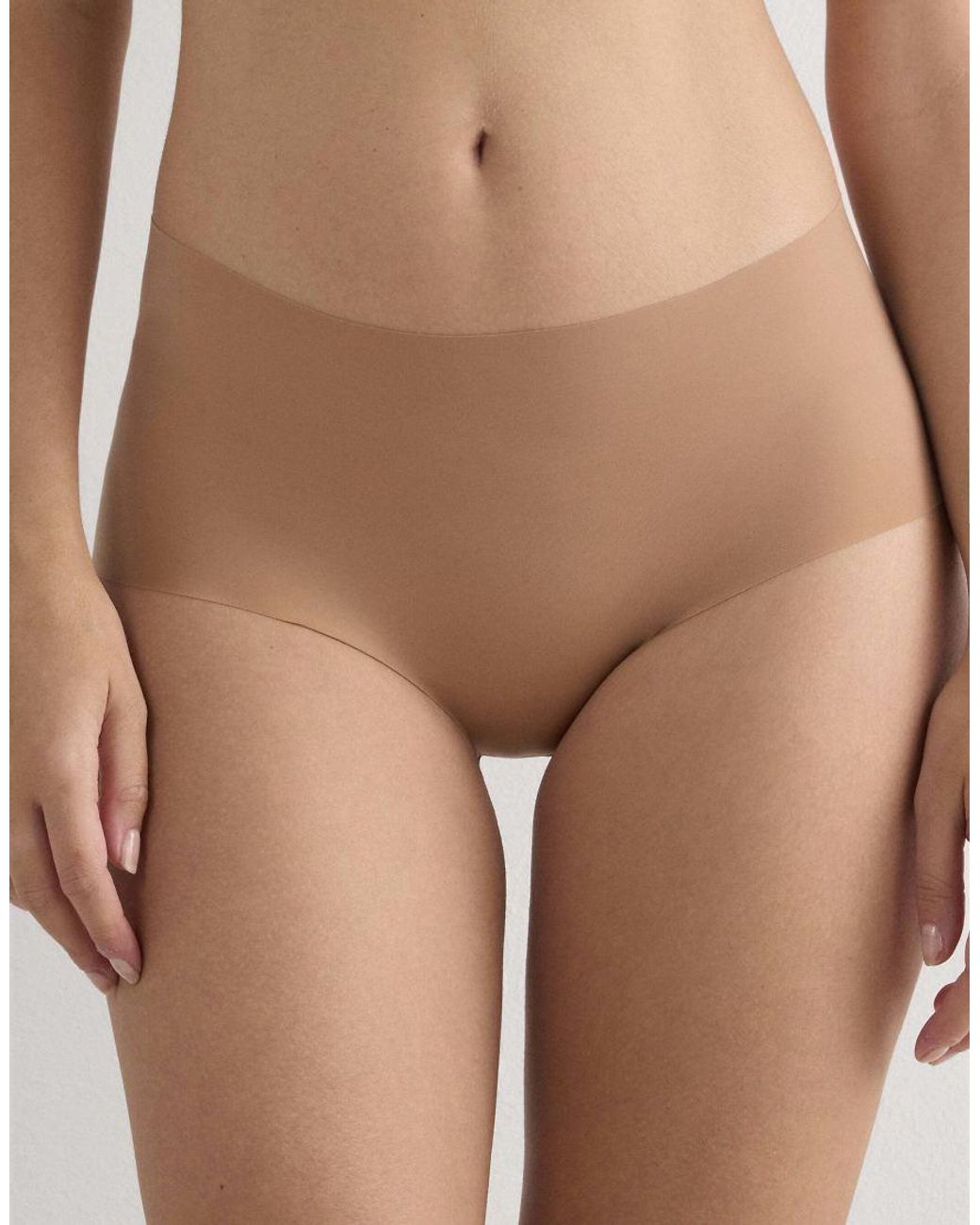 Intimissimi Brown Laser Cut French Knickers