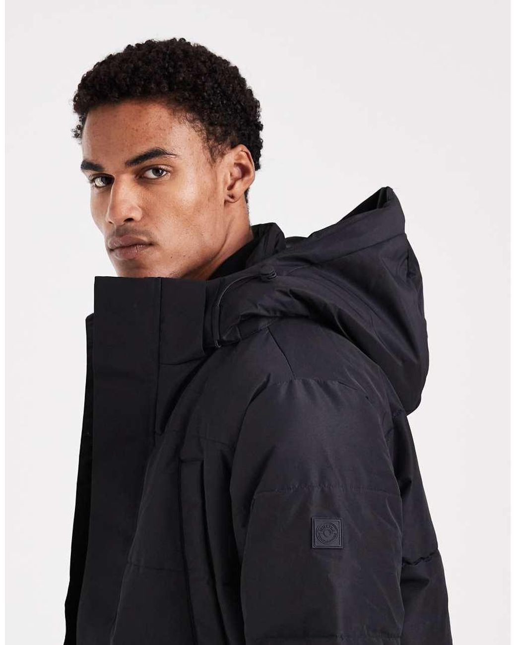 Only & Sons Blue Padded Parka for men