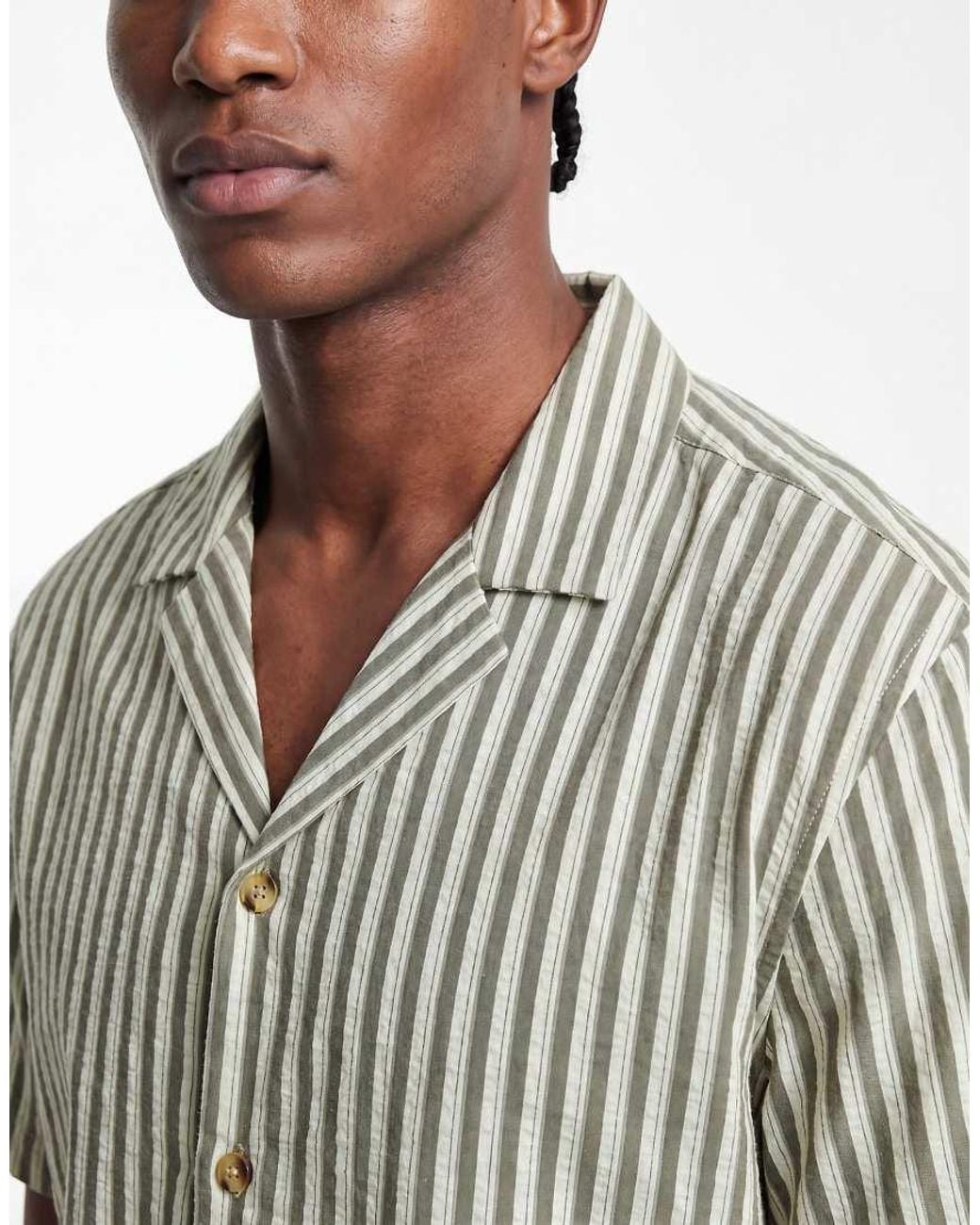 ASOS Green Short Sleeve Shirt for men