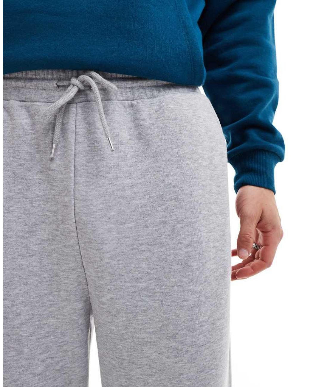 ASOS White Straight Leg Trackies for men