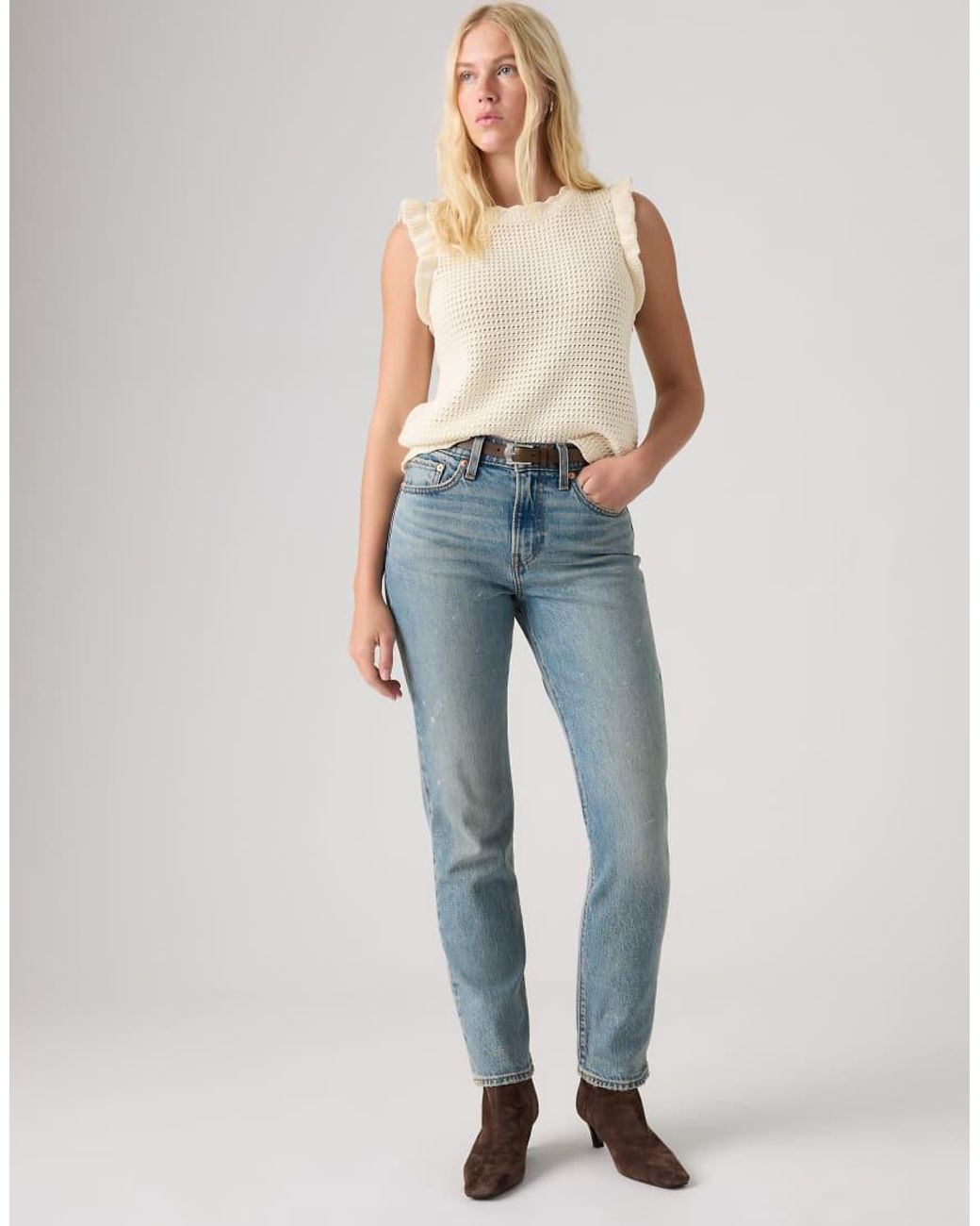Levi's Blue Wedgie Slim Jeans
