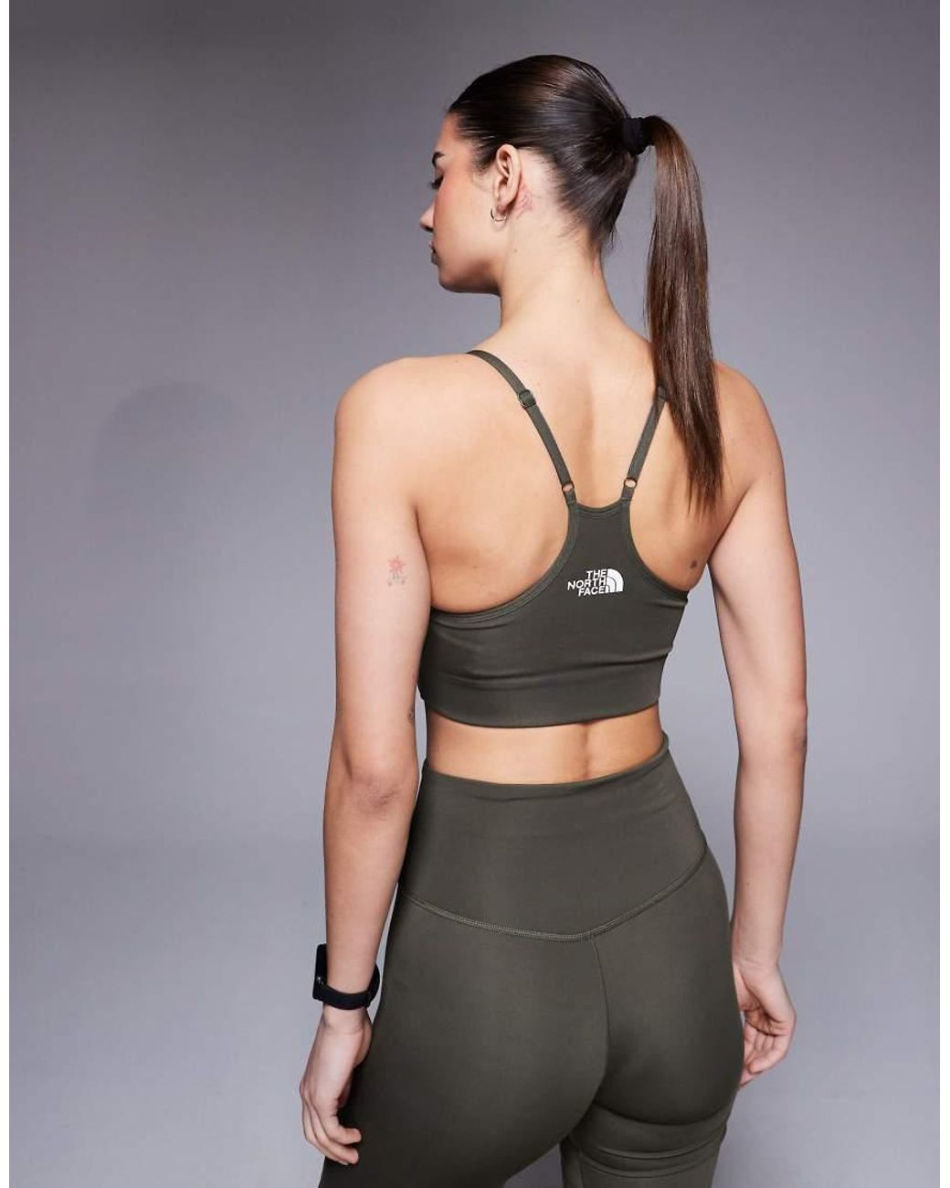 The North Face Gray Flex Training Bra