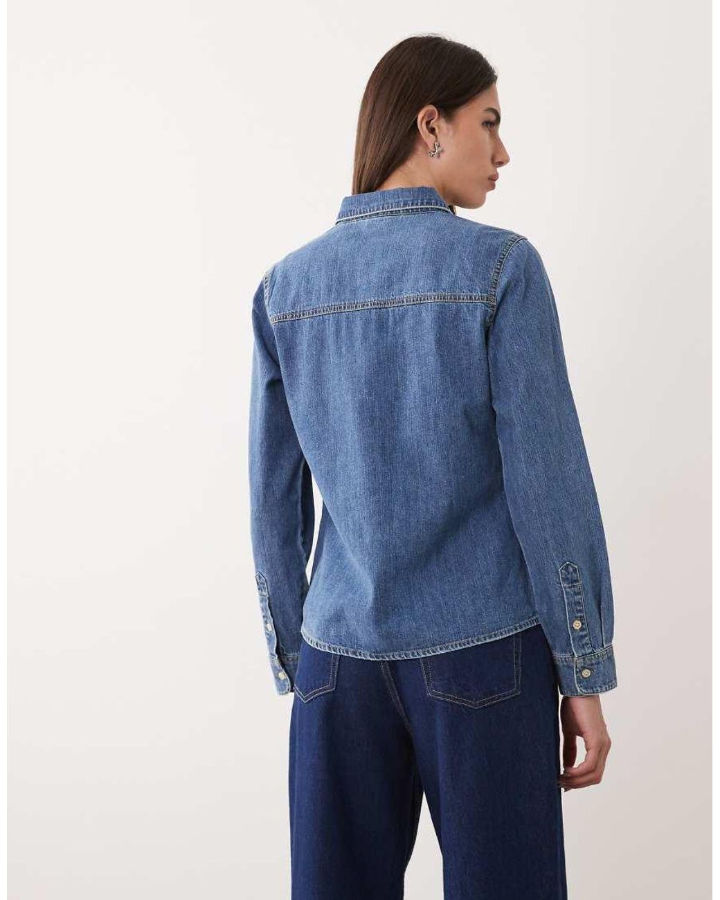 JJXX Blue Denim Shirt