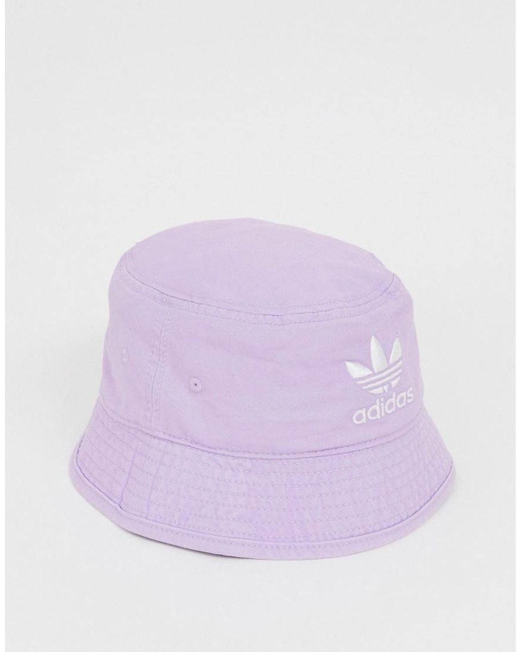 adidas Originals Bucket Hat in Purple 