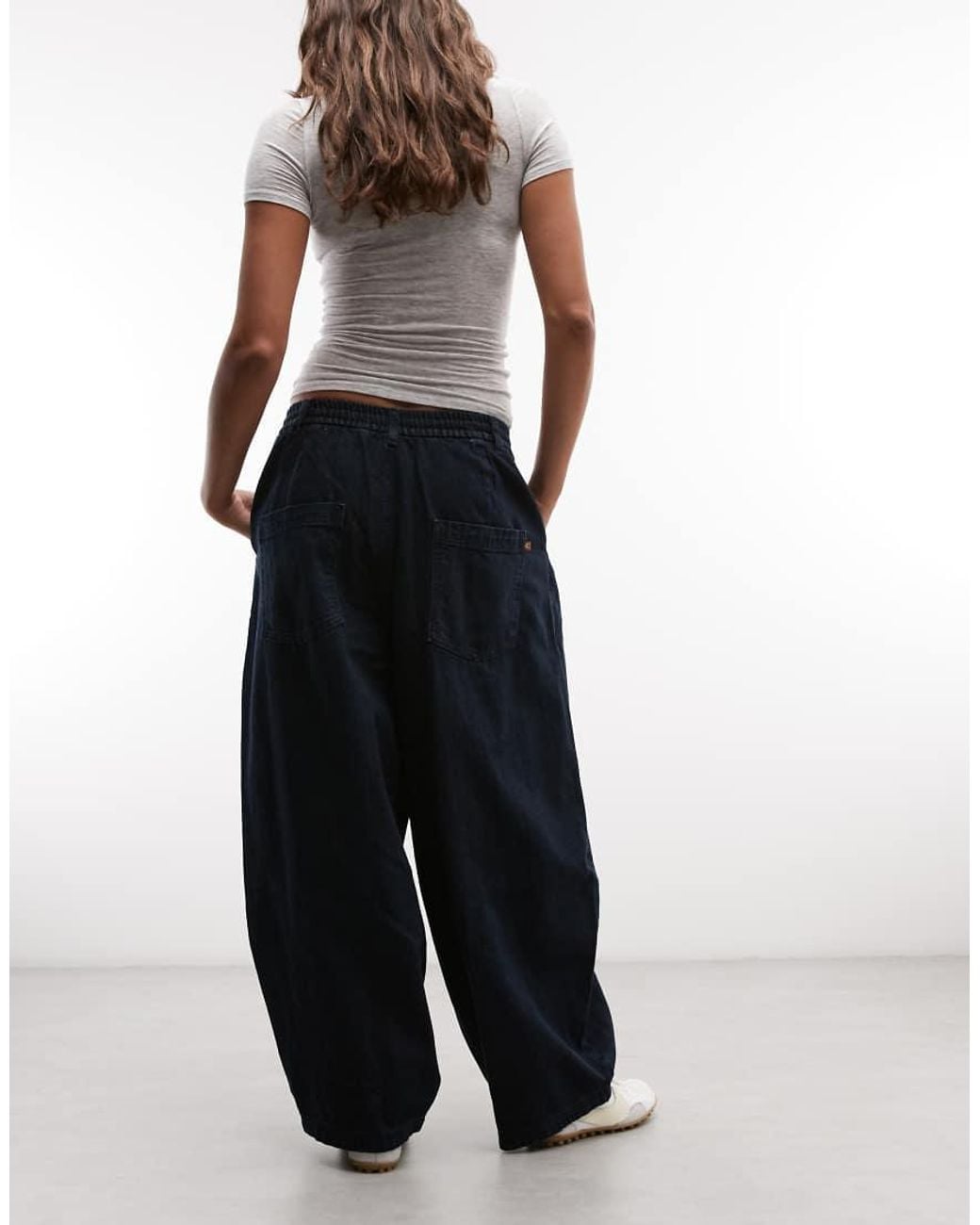 Collusion Black Xl Balloon Pull On Jean