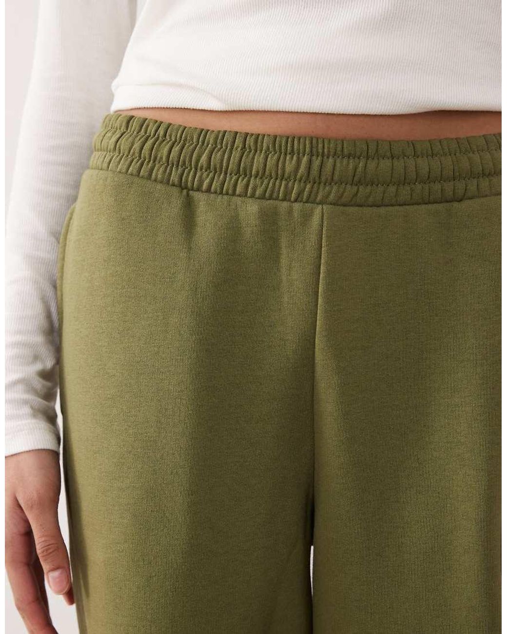 ASOS Natural Ultimate Cuffed Brushback Jogger