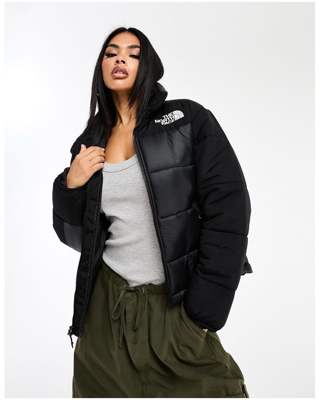 The North Face Himalayan Insulated Puffer Jacket in Black Lyst UK