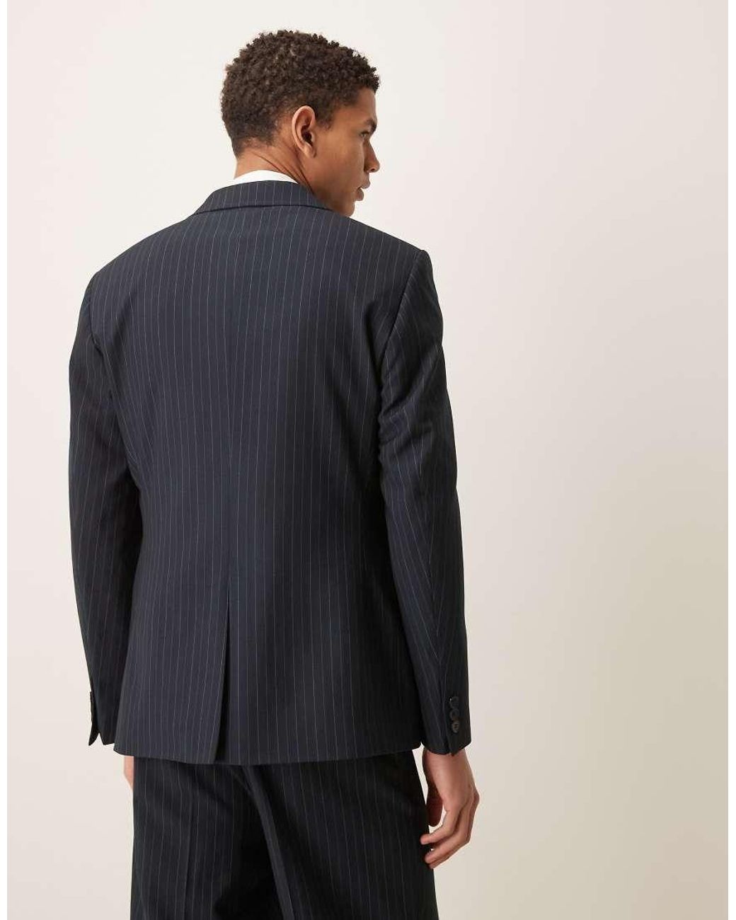 ASOS Blue Slim Suit Jacket for men