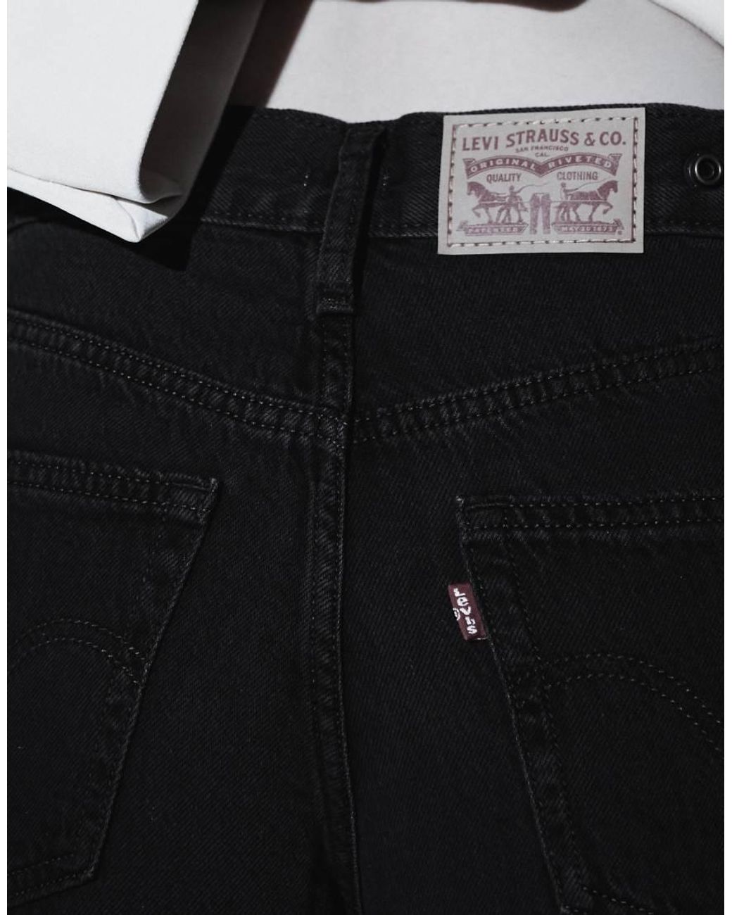 Levi's Black Cinch baggy Jeans