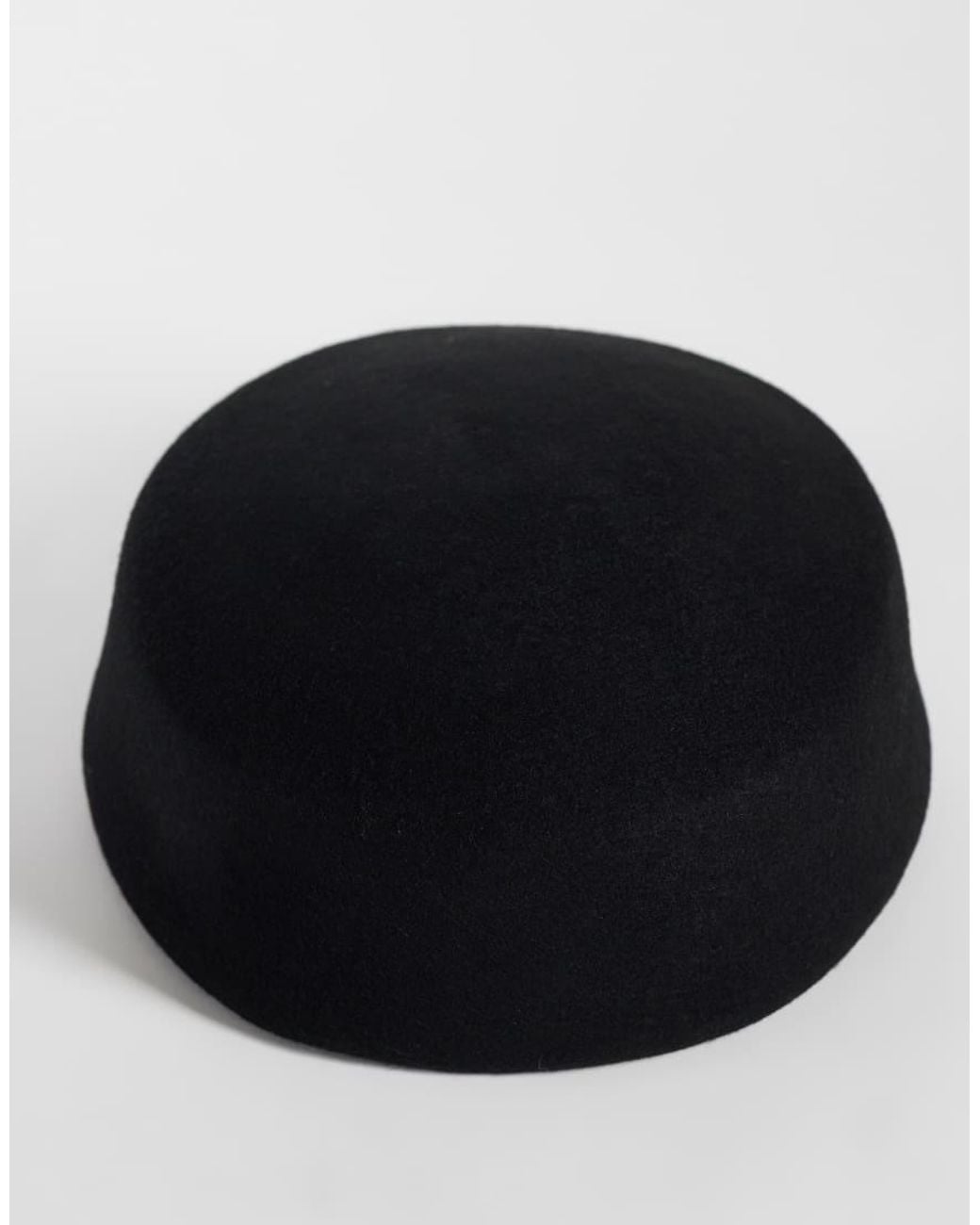 Vero Moda Black Pillbox Hat