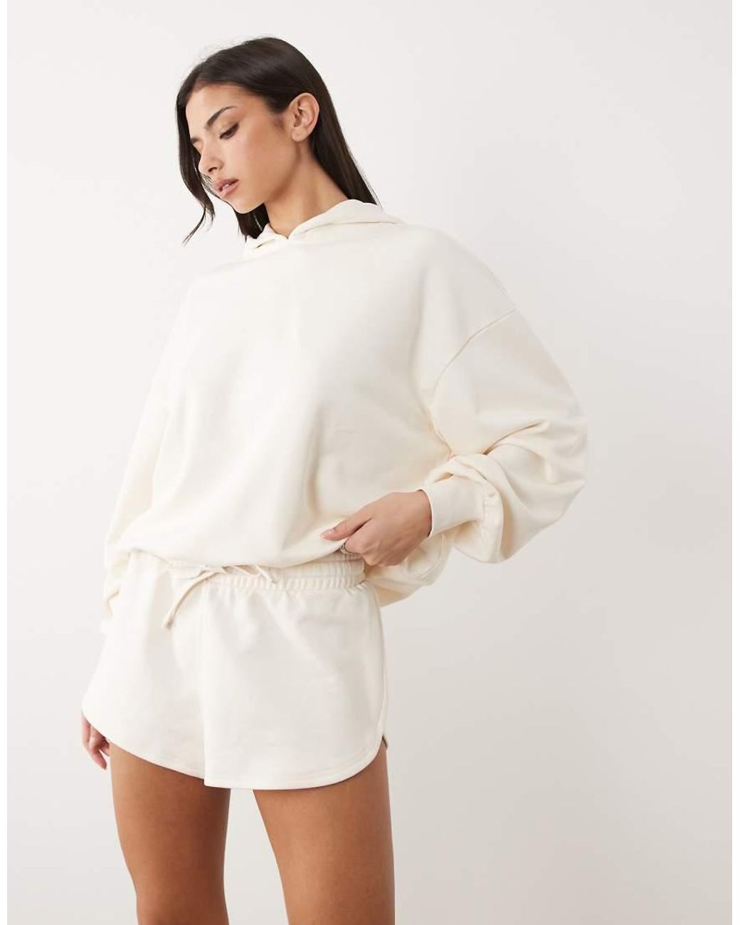 Gina Tricot Natural Co-ord Sweat Shorts
