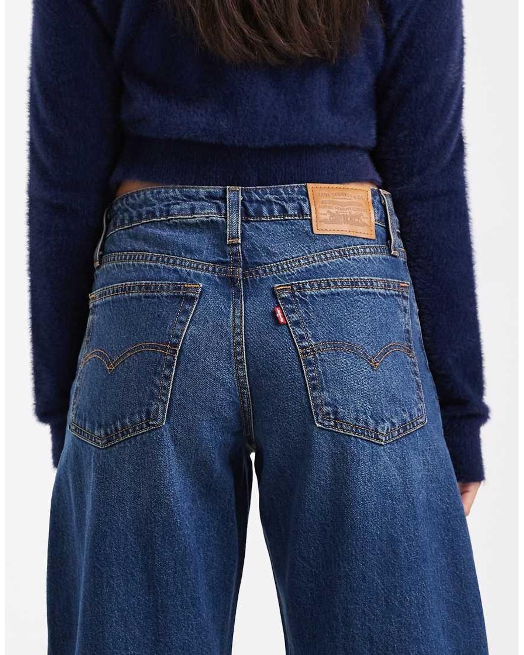 Levi's Blue baggy Dad Barrel Jeans