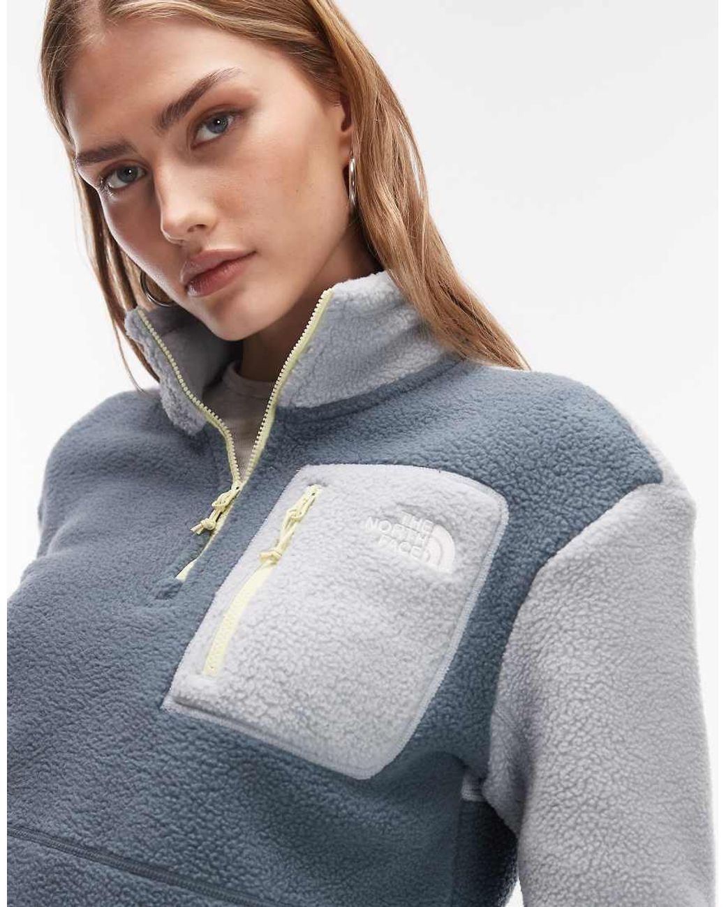 The North Face Blue Yumiori 1/4 Zip Fleece