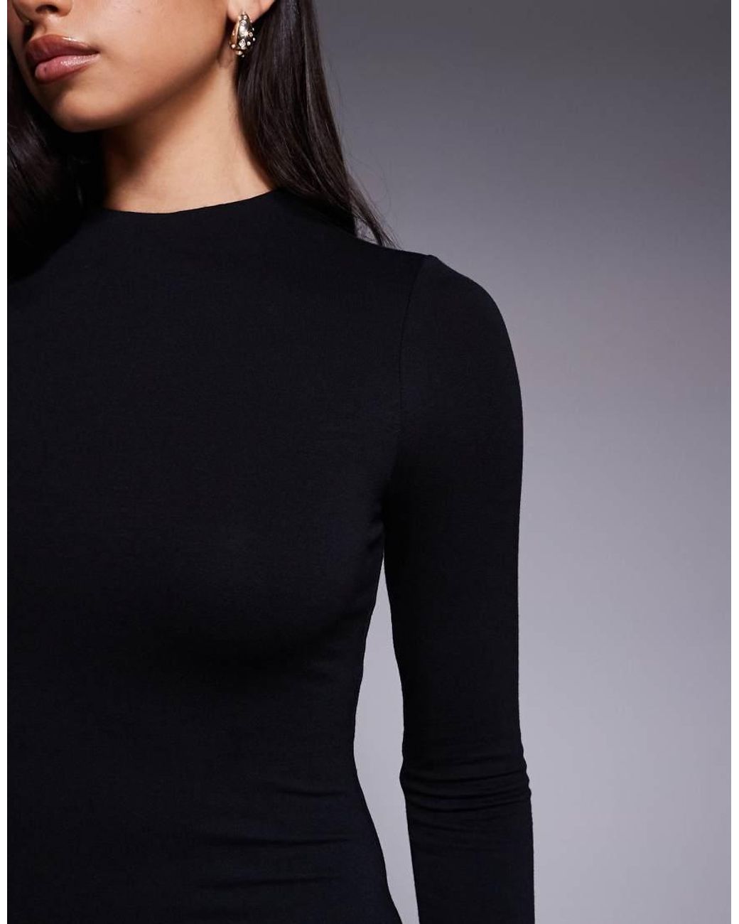 AFRM Blue Juniper Knit Crepe Maxi Dress