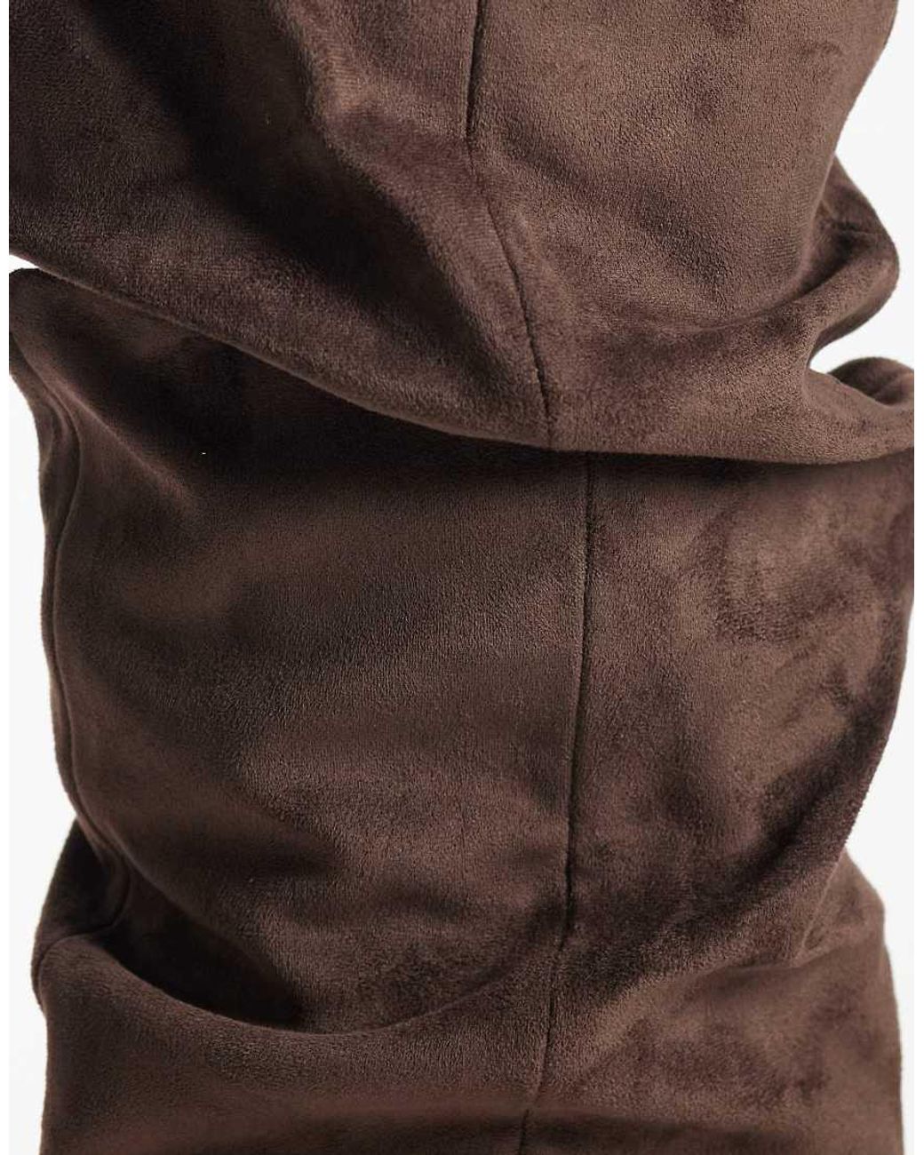 SIMMI Brown Simmi London maggie Ruched Knee Boots