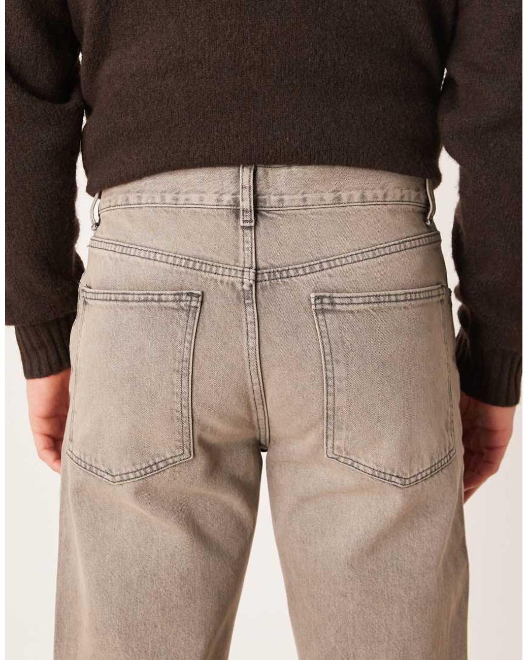 ASOS Brown Straight Jeans for men