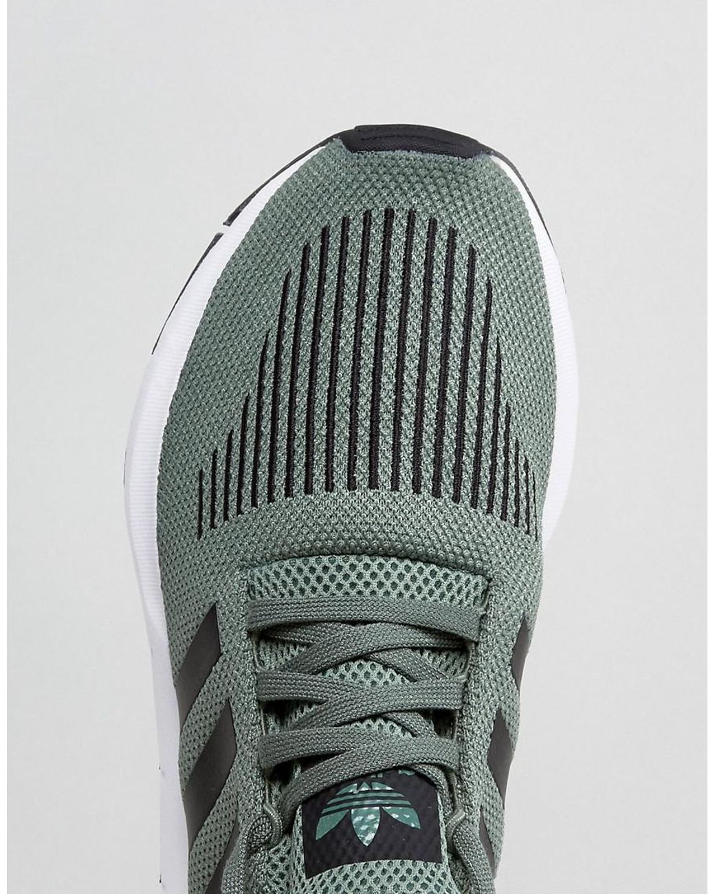 adidas Originals Swift Run Trainers In Green Cg4115 for Men | Lyst