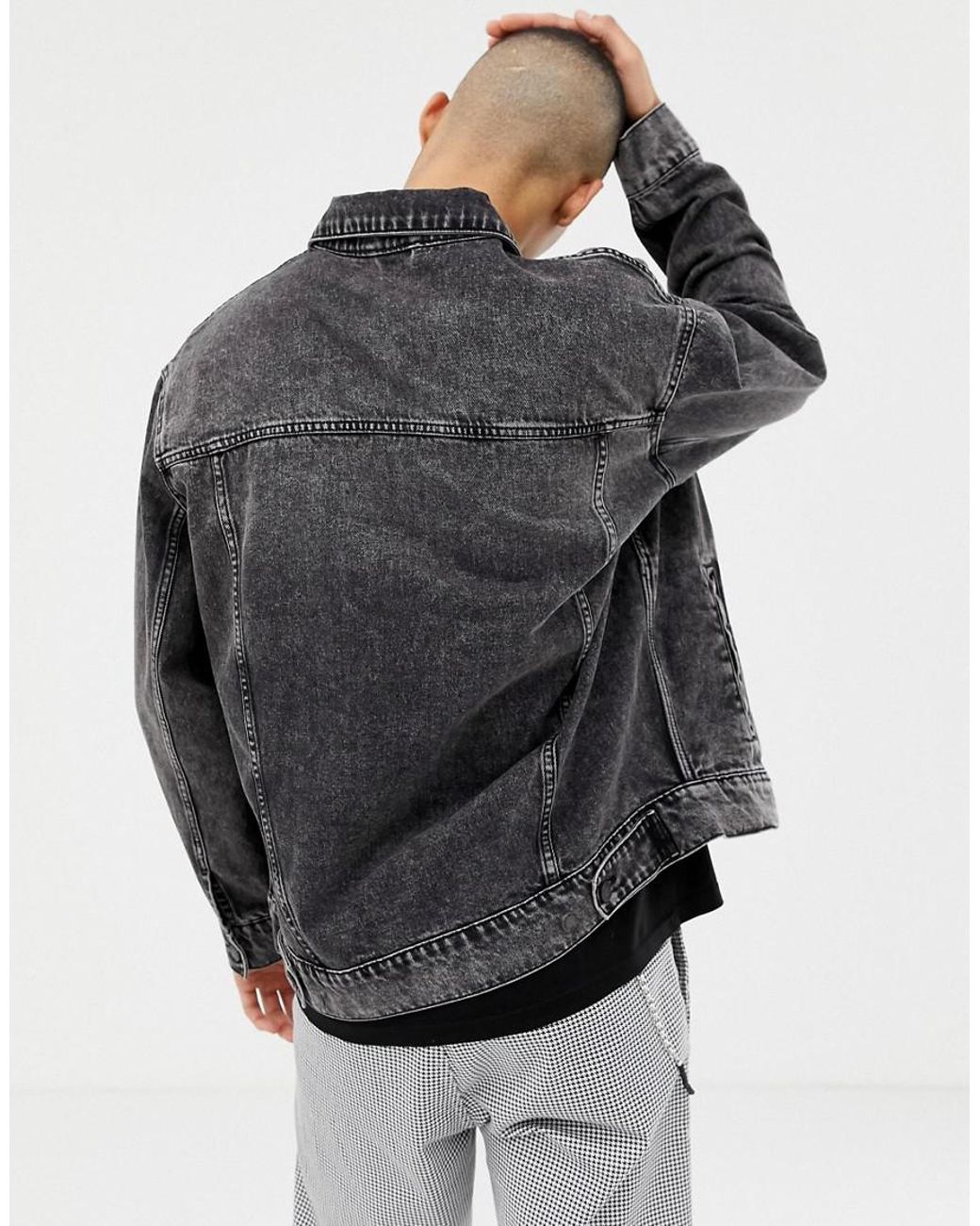 Cheap Monday Denim Jacket In Washed 