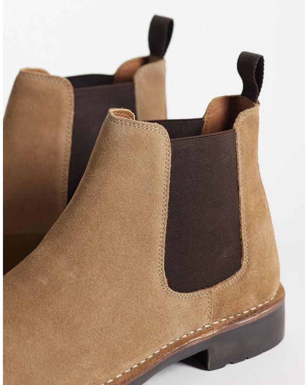 ASOS Brown Chelsea Boots for men