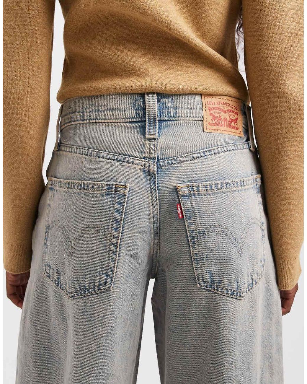 Levi's Gray Middy Balloon Jeans