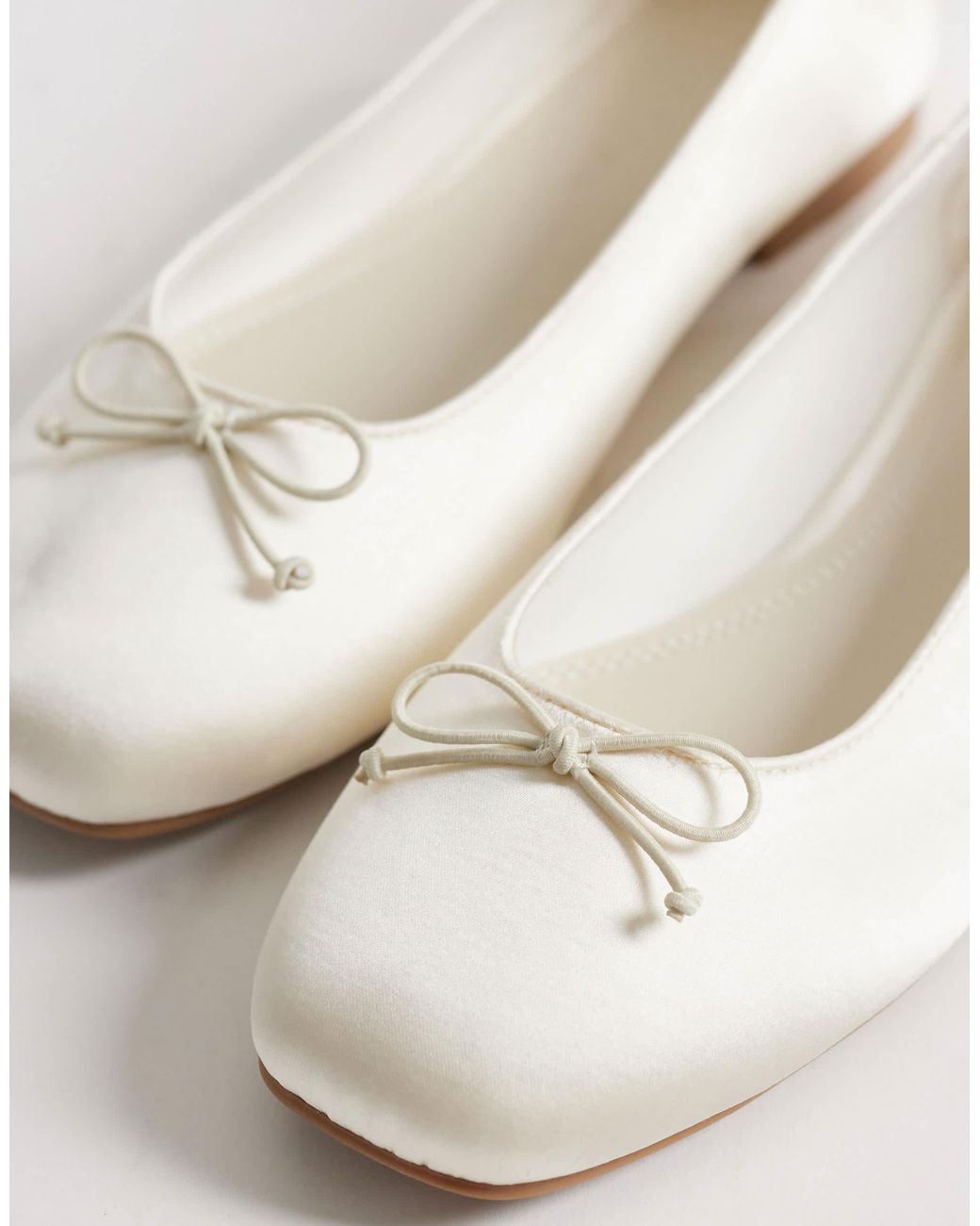 ASOS White Lion Bow Ballets