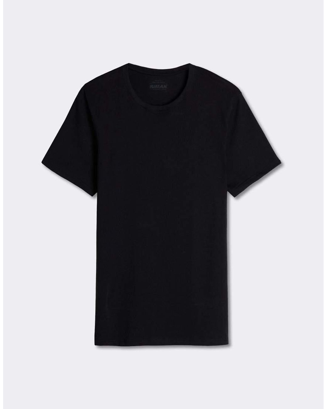 Intimissimi Black Superior Cotton T-Shirt for men