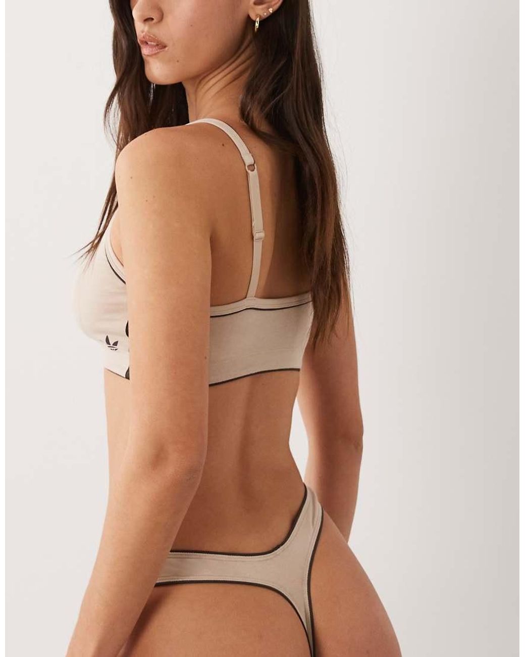 Adidas Brown Originals Adicolor Comfort Flex Thong