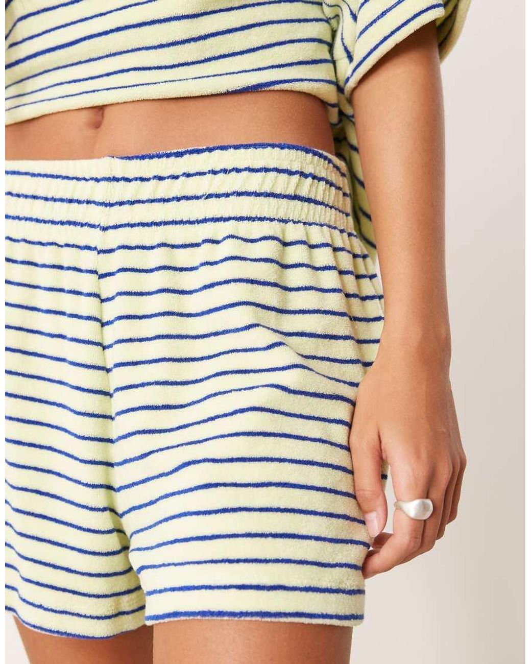 ASOS Multicolor Towelling Boxer Short Co-ord