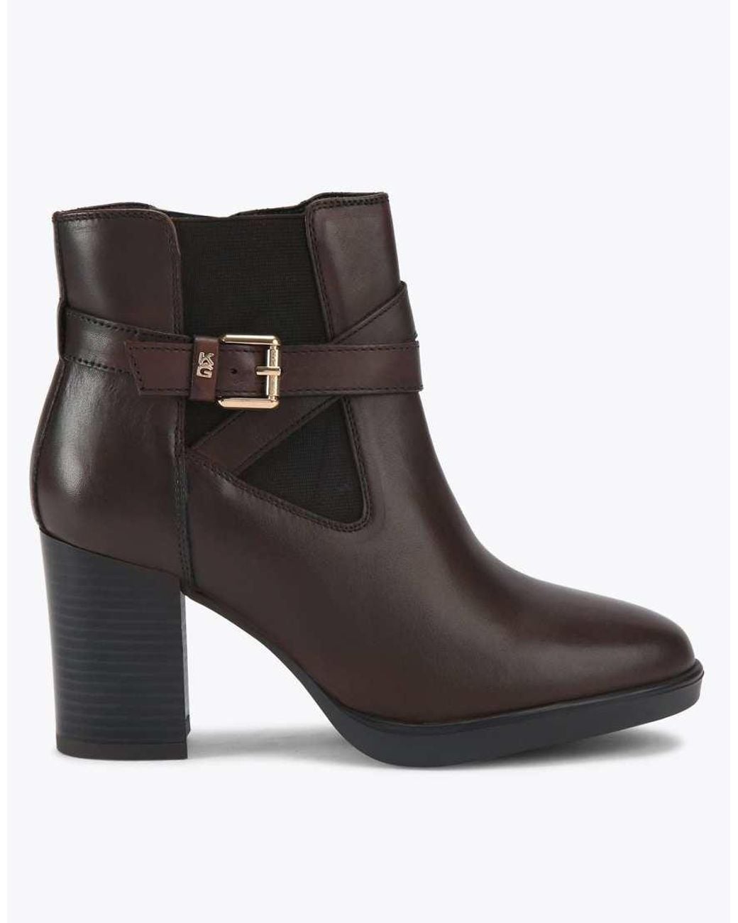 KG by Kurt Geiger Black Sage Mid Ankle Boots