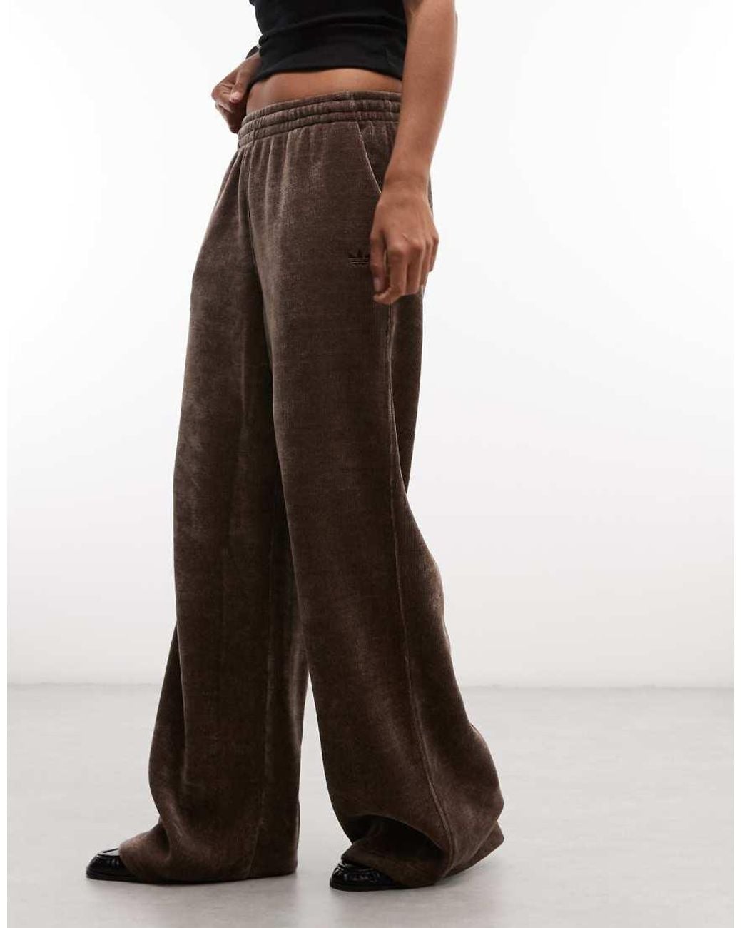 Adidas Originals Brown Chenille Trousers