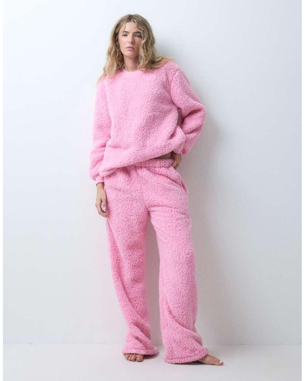 Loungeable Pink Cozy snuggle Lounge Set
