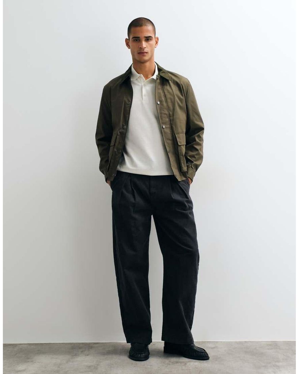 Mango Green Barn Jacket for men