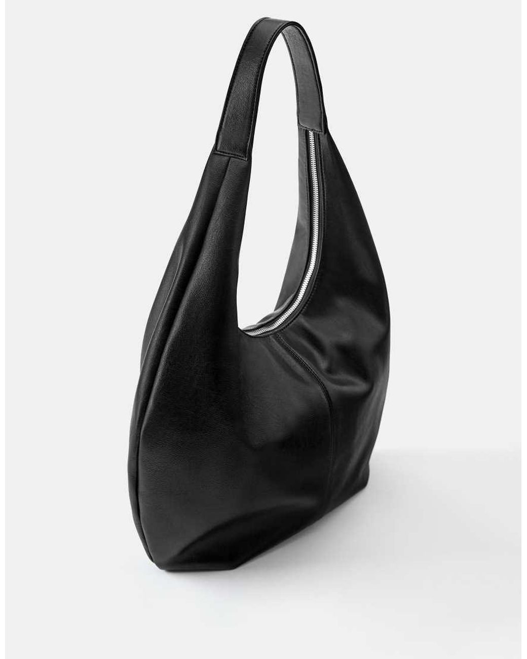 Borsa Tote Nera di Pull&Bear in Black