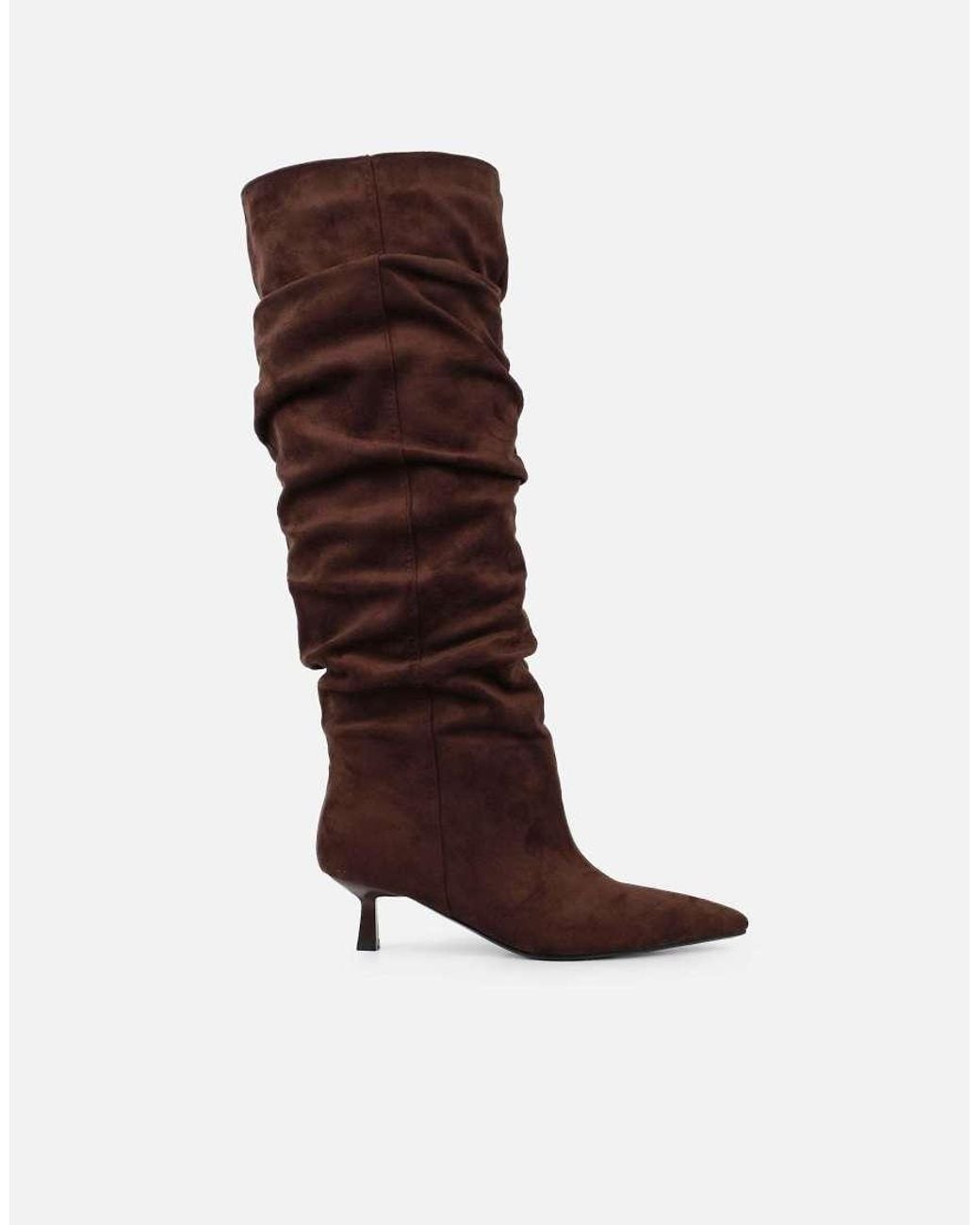 SIMMI Natural Lammy Ruched Boots