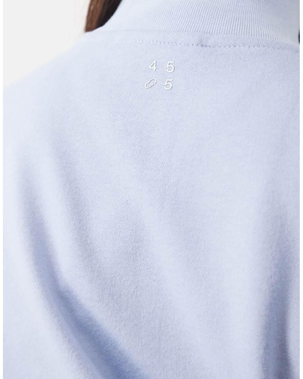 4505 Blue Y2k Lightweight Studio Track Jacket With Zip Pockets