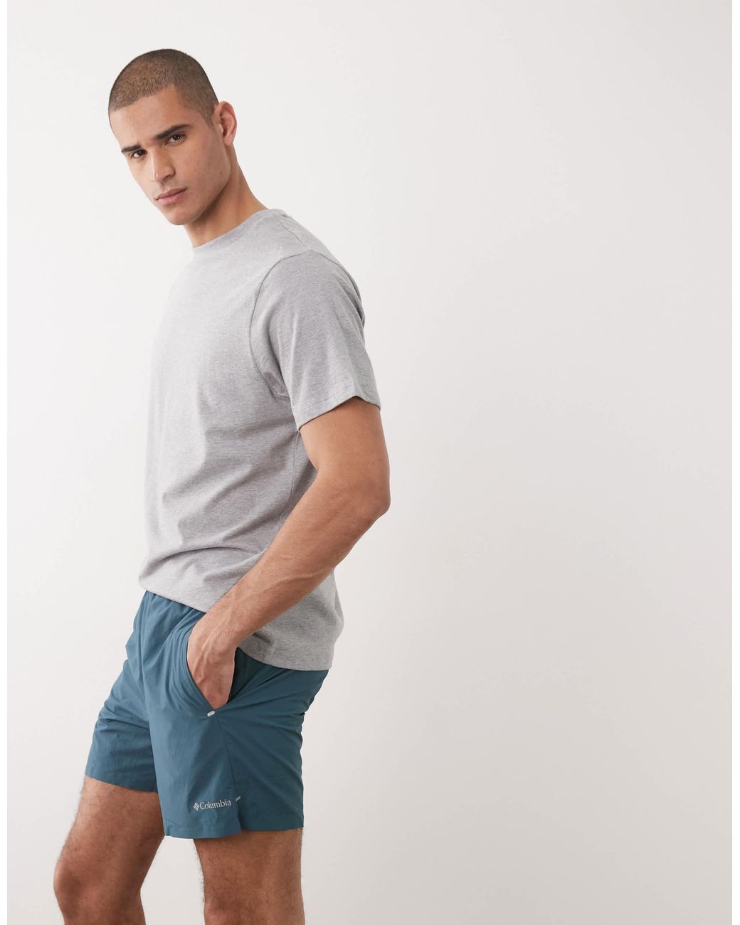 Columbia – stealth spring – gefütterte shorts in Blue für Herren