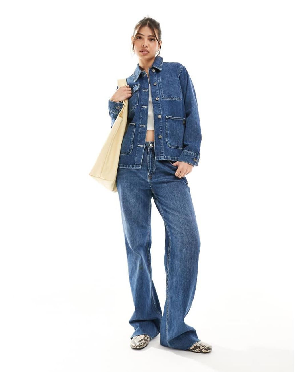 Superdry Blue Denim Chore Jacket