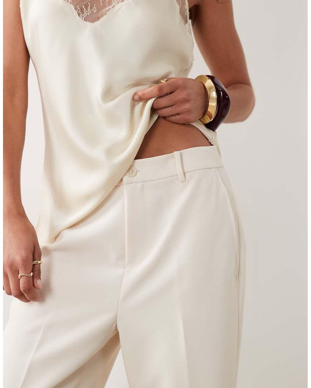 Ralph Lauren Natural Straight Leg Trousers
