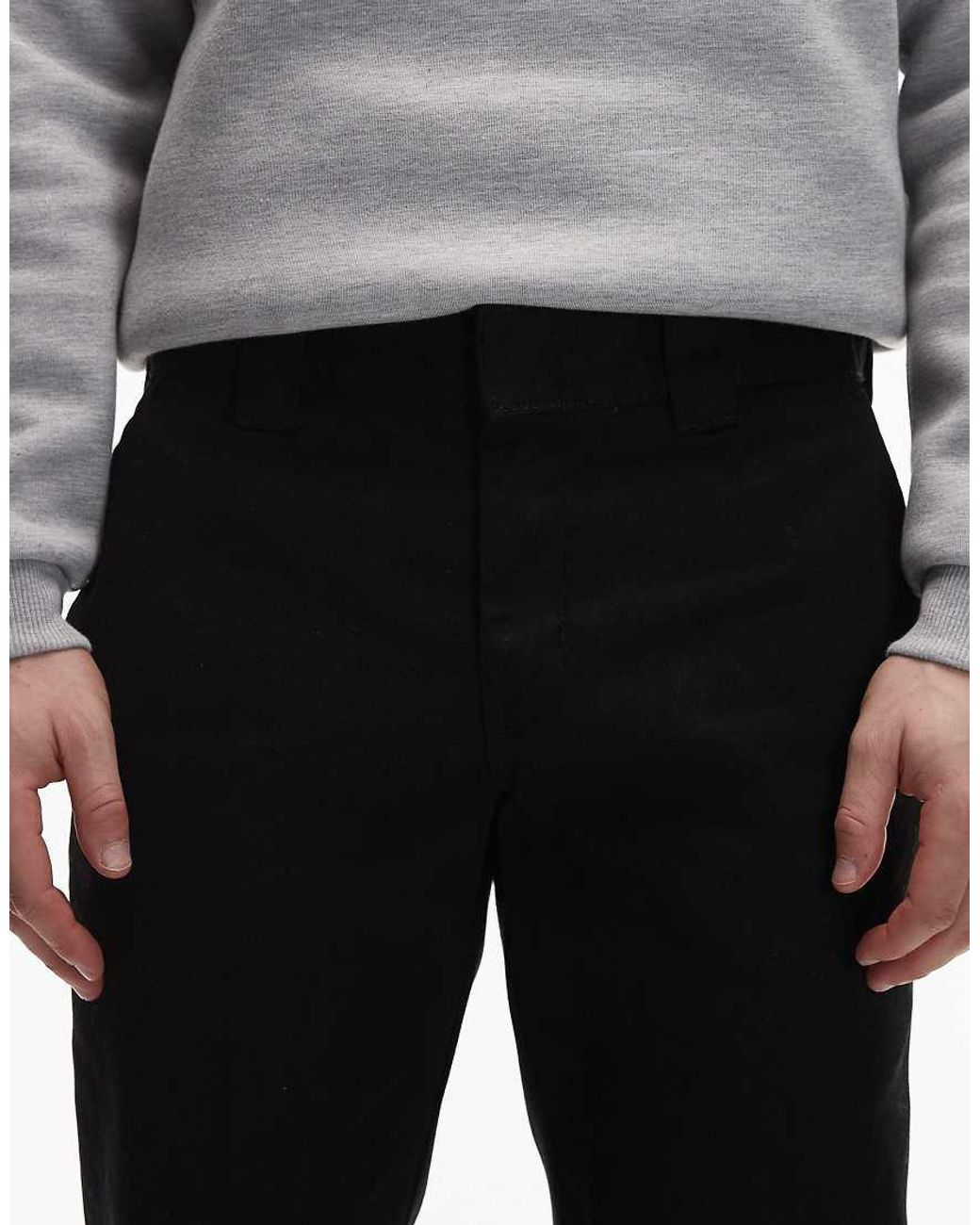 Dickies Black 872 Slim Fit Work Pants for men