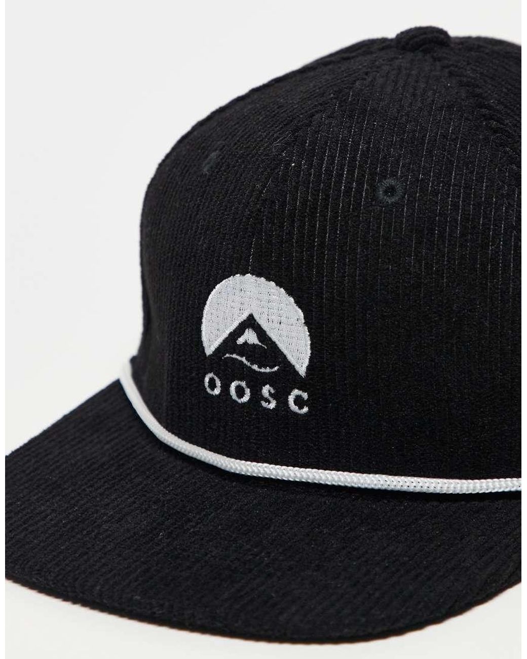 OOSC Black Classic Corduroy Cap