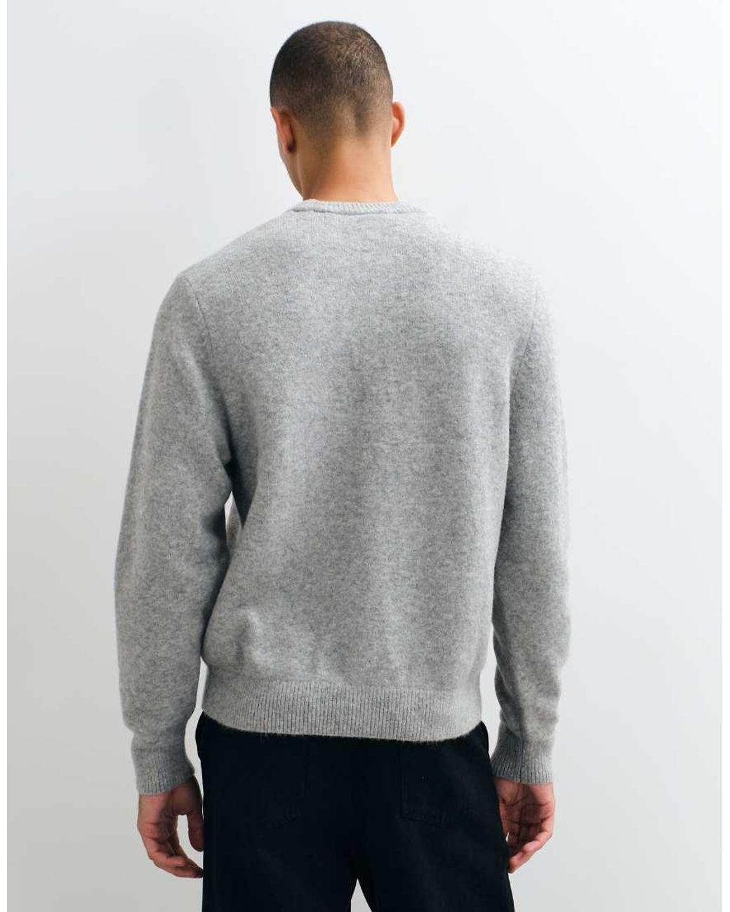 Adidas Originals Gray Knitted Jumper for men